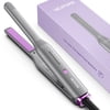 NEXPURE Mini Flat Iron, 1/2" Ceramic Pencil Flat Iron Hair Straightener for Short Hair & Edges, 30s Fast Heat up, Travel Ionic Fat Iron, Purple