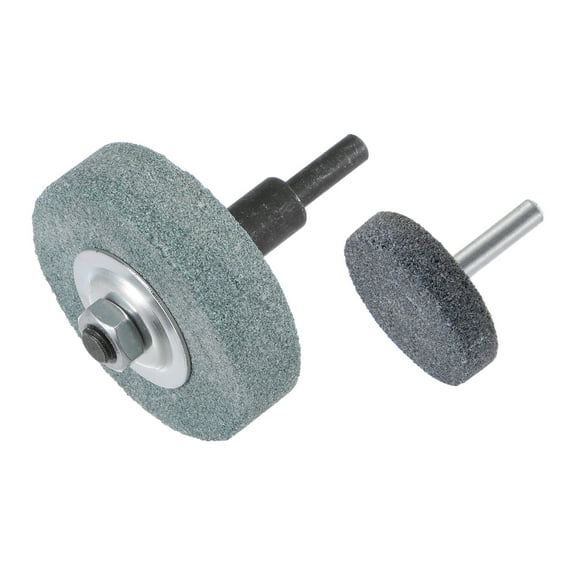 Mounted Grinding Stone 1.5-inch & 3-inch Dia Silicon Chloride Grinding Wheel Polishing Head, 1/4 & 1/3 Shank
