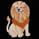 thumbnail image 3 of Paquete de 5 para Planchar para Coser en Una Insignia de Animal, Adhesivo para de Bricolaje León Macarena Bordado Aplique Parche, 3 of 8