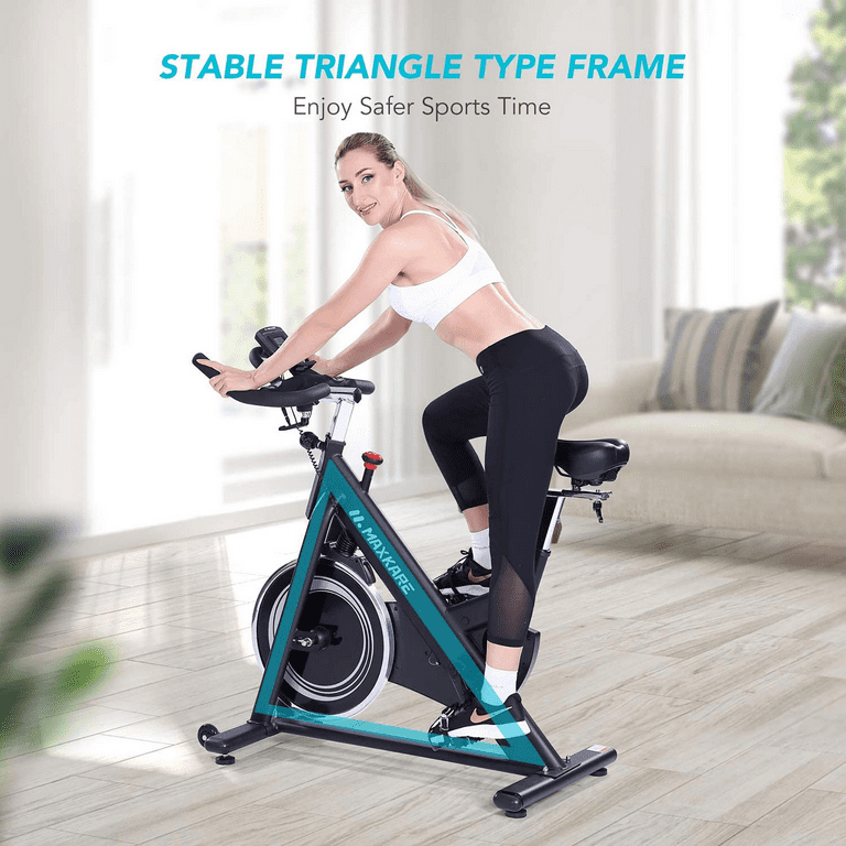 Maxkare stationary bike belt drive indoor cycling bike sales
