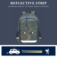 thumbnail image 5 of FORMRS Unisex School Backpack 17" Student Travel Bag with Laptop Compartment, Garden Scene, 5 of 7