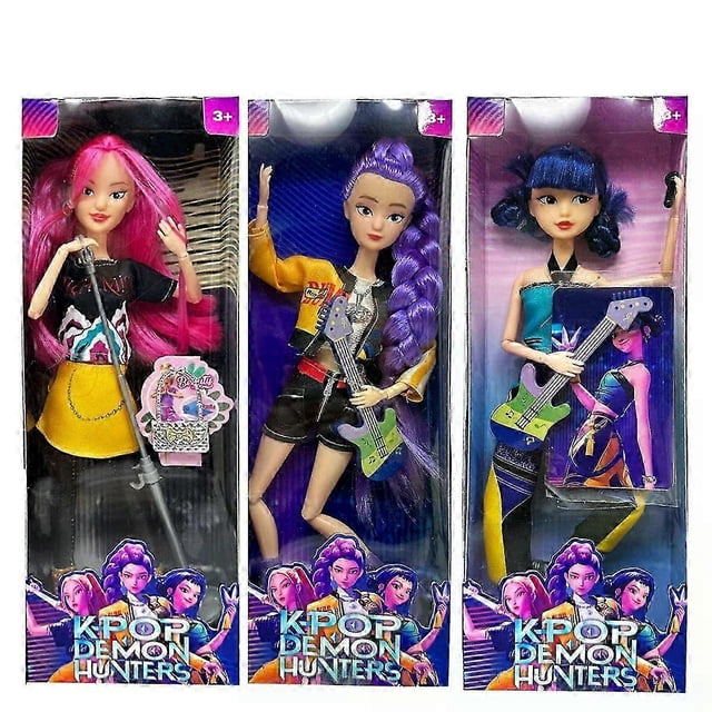 2025New Doll Toy Devil Hunter Action Doll Toy Rumi Mila Zoe Beautiful Princess Doll Plastic DIY Girl Toy