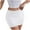 White, variant on Gfyviroh Women's Skirts Solid Casual Stretch Mini Pencil Skirts Elastic Waist Lightweight Cute Skirts