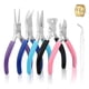 thumbnail image 1 of Jewelry Pliers, 5 Pack Jewelry Making Pliers Tools End Nipper Pliers and Wire Cutter for Jewelry Rep, 1 of 5