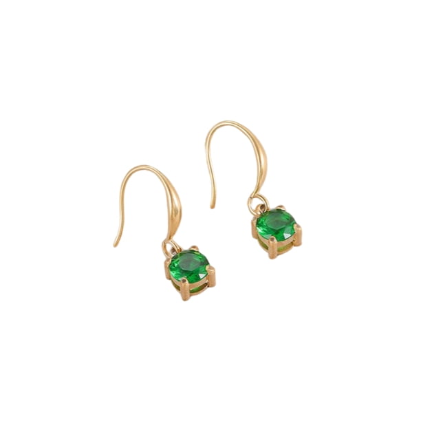 Qarigey 1 par de pendientes de diamantes de imitación, cristal, fiesta de cumpleaños, fiesta, compromiso, fecha de trabajo, pendientes, para Ropa, zapatos y accesorios Miscelánea Verde Qarigey AP016304-03