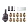 thumbnail image 3 of Adaptador de taladro para herramienta de tuerca de remache compacto con tuercas mandril de repuesto resistente M3 a para muebles de fabricación de M6, 3 of 8