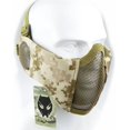 thumbnail image 1 of Tactical Airsoft CS Protective Nylon Half Mask with Noise Mask(desert digital), 1 of 5