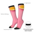thumbnail image 4 of Pofeuu Summer Fruits And Sunglasses Print Stockings, Adult Running Hiking Socks for Youth and Adult, 4 of 6