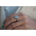 thumbnail image 2 of Round Shape Moonstone Ring, 925 Sterling Silver Rings For Women, Braid Handmade Ring, Everyday Solitaire Ring, Hippie Bohemian Ring, 2 of 6