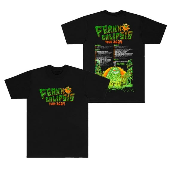 Feid Ferxxocalipsis Tour Merch T-shirts Ferxxo Calipsis New Logo Tee Women Men Fashion Casual Short Sleeve