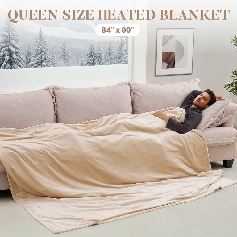 MaxKare Queen Heated Blanket, Dual Controllers photo 5