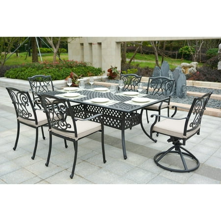 hampton mano patio aluminum cast dining piece outdoor