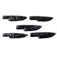 thumbnail image 2 of 5 Obsidian Ornamental Knife Blades  #5246  Mountain Man Knife, 2 of 4