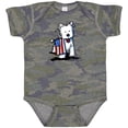 thumbnail image 3 of Inktastic US Flag Westie Boys or Girls Baby Bodysuit, 3 of 5