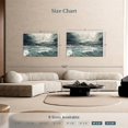 thumbnail image 4 of Elephant Stock Stormy Wall Art - Horizontal Canvas Wall Art - Living Room Wall Decor - Nature Canvas - Teal And White Decor - 48" x 32", 4 of 8