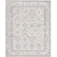 thumbnail image 2 of Bliss Rugs Magic Traditional 5' x 7' Blue and Cream Indoor Area Rug, 2 of 6