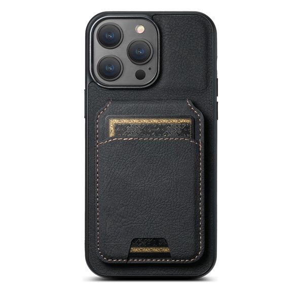Case For Iphone 16 Pro Max/16 Pro/16 Plus/16, Magnetic Wallet Phone Cover With Card Slot Flip Kickstand Leather Shell