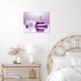 thumbnail image 5 of XUEHUAPIAOPIAO Water Lily and Purple Butterfly 16" x 12" Framed Canvas Art Prints, 5 of 5