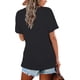 thumbnail image 3 of Remera Lunivop de Mujer Verano Cuello en V Manga Corta Negra, 3 of 4