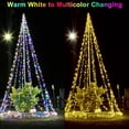 thumbnail image 6 of 500LED Christmas Tree Lights Fairy String Light 164FT  Copper Wire Warm White and Multicolor Dimmable with Remote, UL Cerficated Twinkle Light for Party Wedding Indoor Outdoor Decor, 6 of 6