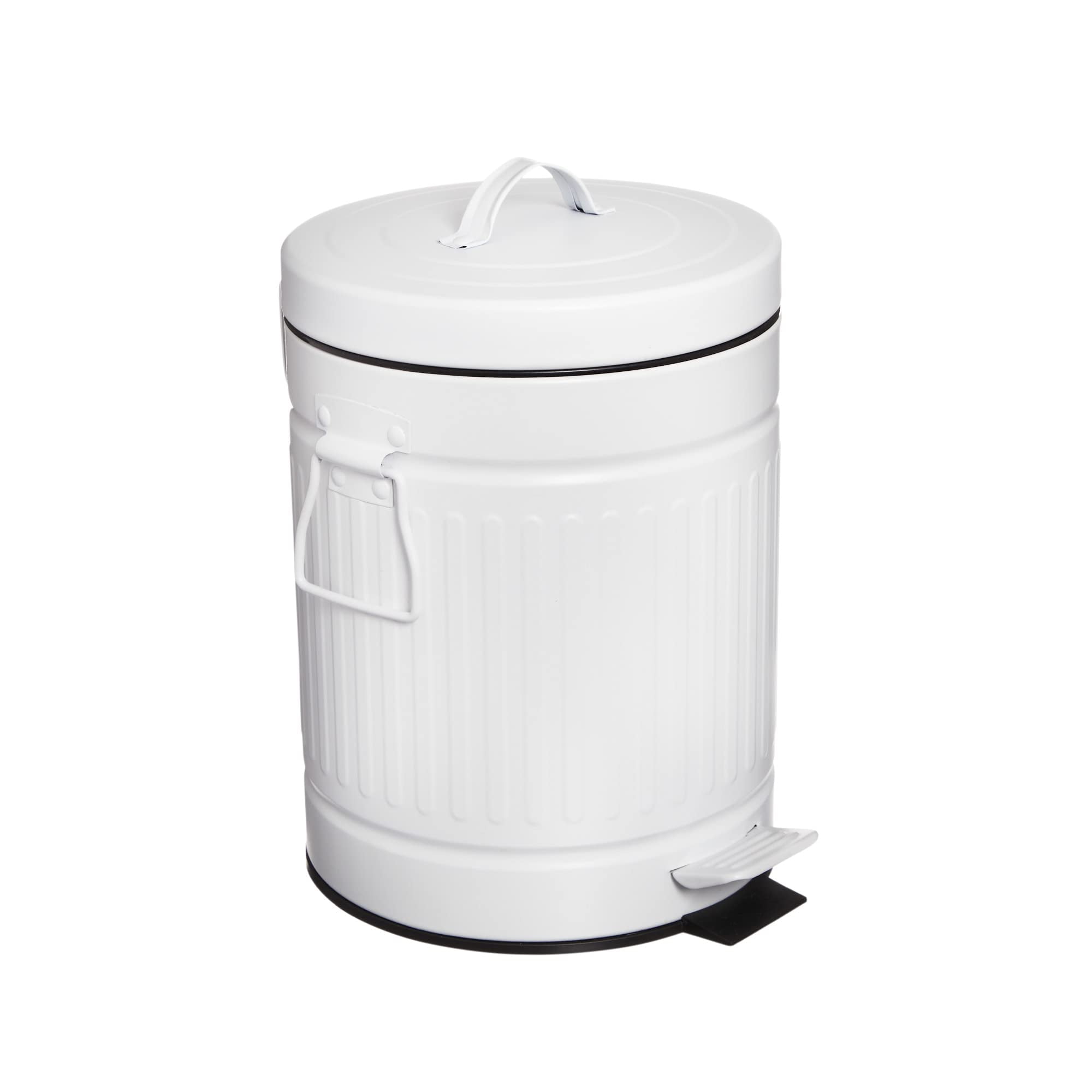 SIMPLEMADE Small Bathroom Trash Can with Lid, Kitchen Garbage Can 5