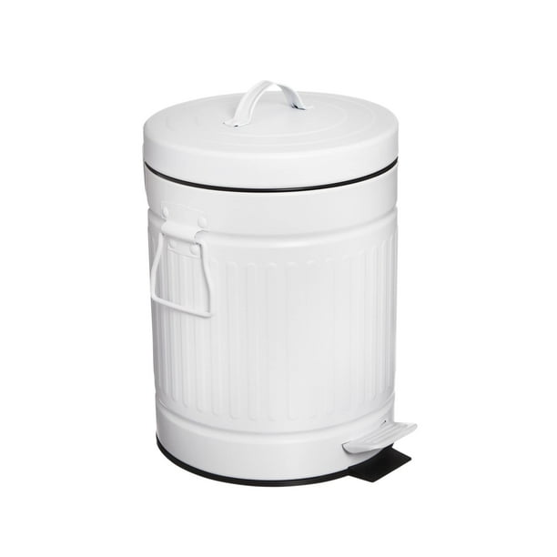 SIMPLEMADE Small Bathroom Trash Can with Lid, Kitchen Garbage Can 5 Liter / 1.3 Gallon