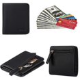 thumbnail image 5 of Womens Rfid Blocking Small Compact Bifold Luxury Genuine Leather Pocket Wallet Ladies Mini Purse with ID Window,black, 5 of 5