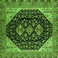 thumbnail image 1 of Ahgly Company Indoor Square Oriental Green Industrial Area Rugs, 8' Square, 1 of 4