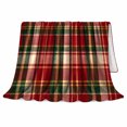 thumbnail image 2 of Rustic Plaid Autumn, Festive autumn celebration Scene, Warm Flannel Blanket for Living Room and Family Room with Detailed Artwork, Art Lovers autumn celebration Gift, Festive Home Decor, 2 of 9