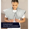 thumbnail image 2 of Geniani XXL Heating Pad for Neck and Shoulders – Heat Pad with 6 Heat Settings, Auto Shut Off, Soft Machine Washable Fabric, Hands-Free Strap for Everyday Comfort (22"×24", Gray), 2 of 9