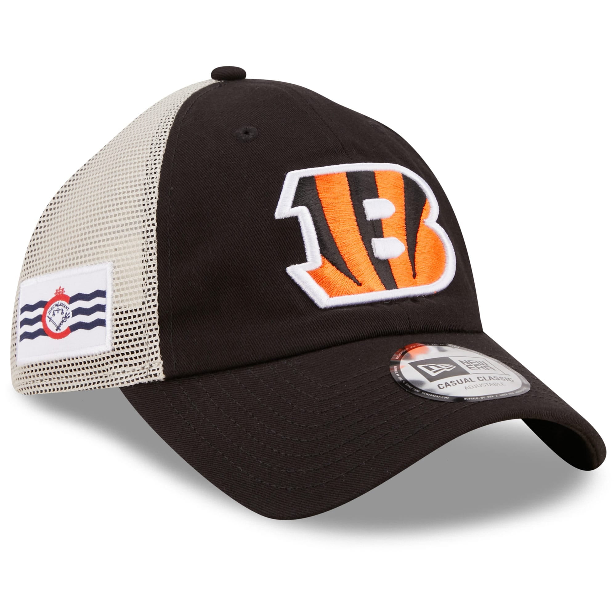 Men's New Era Black/White Cincinnati 