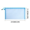 thumbnail image 2 of Chmadoxn Pencil Case, Zipper Files Bag Breathable Transparent Mesh Documents Pocket Pouch Storage for Office Supplies, 2 of 3