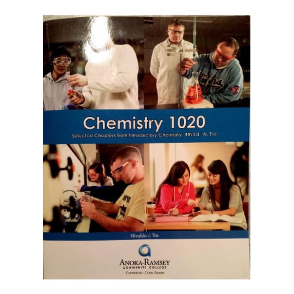 Pre-Owned Chemistry 1020 4th Ed Anoka Ramsey Community College, 9781269354059, 1269354051, Paperback, 4th edition
