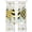Yellow, variant on Bee Love Sheer Curtains 84 Inch Length 2 Panels Set, Daisy Eucalyptus Leaves Rustic Gray Plaid Voile Window Treatment Rod Pocket Curtains Sheers Drapes for Bedroom/Living Room/Kitchen 52"x84"x2