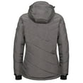 thumbnail image 2 of Little Donkey Andy Women's Warm Windproof Ski Insulated Jacket Water Repellent Winter Snowboarding Snow Coat With Detachable Hood Steel Gray XL, 2 of 7