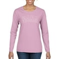 thumbnail image 2 of Wild Bobby NANA Varsity Letters Women Graphic Long Sleeve Tee, 2 of 6