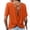 Orange, variant on Women's Open Back Short Sleeve Blouses Cut Out Criss Cross Twist Shirts Round Neck Casual Summer Tops