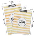 thumbnail image 2 of Printtoo Personalized Clipboard For Students Classroom School and Office Use Hardboard Letter Size w/ Low Profile Clip w/ Free Marker & Eraser,9x15 Inch, 2 of 8