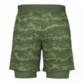 thumbnail image 4 of Short Deportivo Wilson para Hombre con Biker Camuflaje a Tono Color Verde Militar Talla CH, 4 of 4