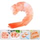 thumbnail image 3 of 5Pcs Food Model Artificial Shrimp Food Photo Prop Realistic Fake Shrimp Decoration, 3 of 3