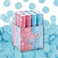 thumbnail image 3 of Supreme Black Fox 12" Gender Reveal Confetti Cannons, Blue, 4 Pack, 3 of 3