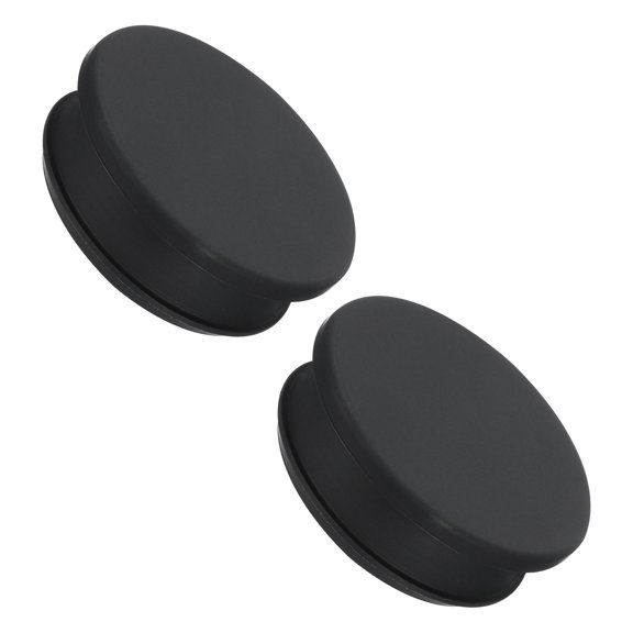 Uxcell Silicone Snap in Locking Hole Plugs For Kitchen Bulkheads Waterproof Sealing Plugs Black 44.6mm 2