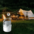thumbnail image 2 of "Lámpara Recargable Solar Linterna Camping Led Para Acampar Belug, Gris Blanco ", 2 of 5