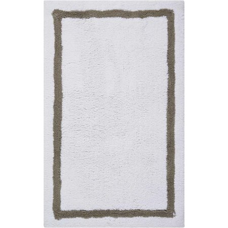 Nourison Kathy Ireland Plush Solutions Border 1 Foot 9 Inches X 2 Feet 10 Inches Bath Rug Grey Walmart Canada