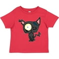 thumbnail image 3 of Inktastic Goth Animals Pets Black Cat Boys or Girls Toddler T-Shirt, 3 of 5