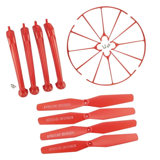 Hélice multicolor Antideslizante Rc Quadcopter Cubierta protectora y piezas de repuesto del aterrizaje telemando Juguetes rojo Hugo Quadcopter Drone Landing Gear