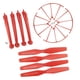 thumbnail image 1 of Accesorios de repuesto para cuadricóptero RC duraderos y ligeros (4 hélices/4 aterrizajes) rojo, 1 of 9