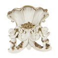 thumbnail image 3 of Jarrón de ángel de pared, adorno floral decorativo, maceta de resina elegante Beige y oro, 3 of 9