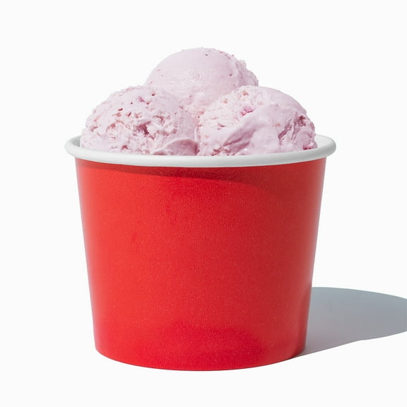 UNIQIFY® 12 oz Red Ice Cream Cups - 1000/Case
