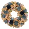 thumbnail image 2 of Northlight Decorative Wood Spring Artificial Plant & Flower Wreaths, Blue, 2 of 5